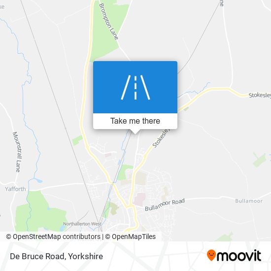 De Bruce Road map