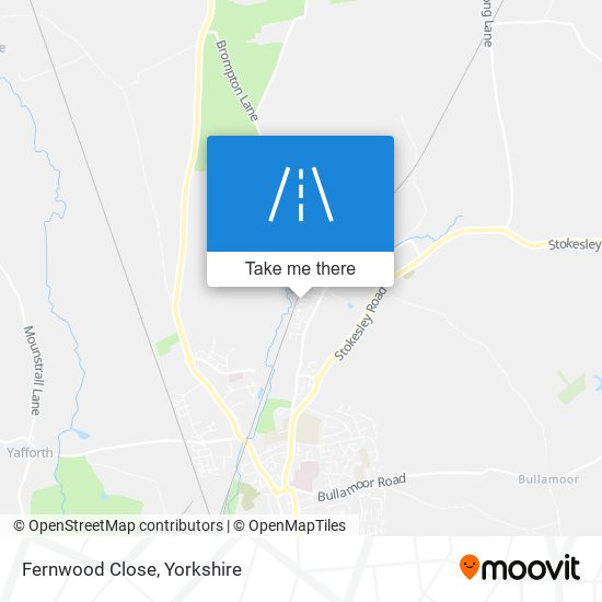 Fernwood Close map
