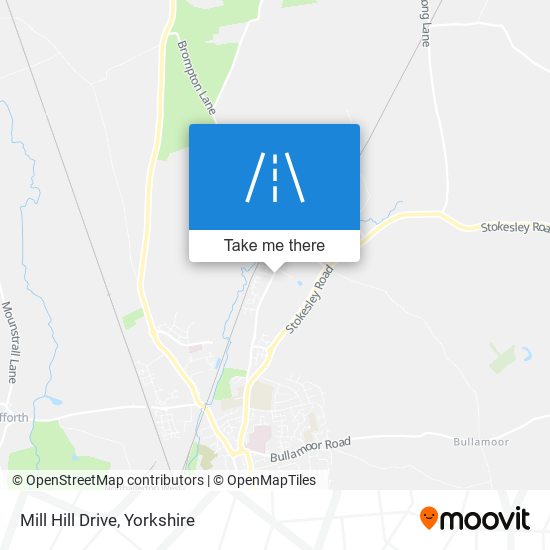 Mill Hill Drive map