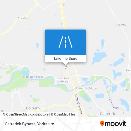 Catterick Bypass map