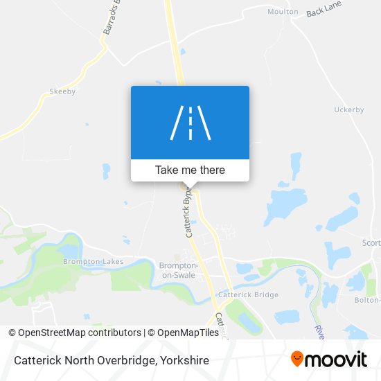Catterick North Overbridge map