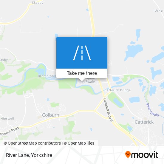 River Lane map