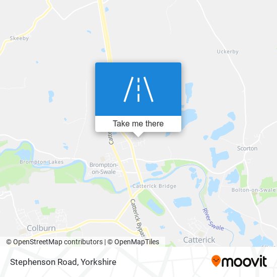 Stephenson Road map