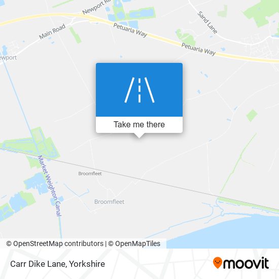 Carr Dike Lane map