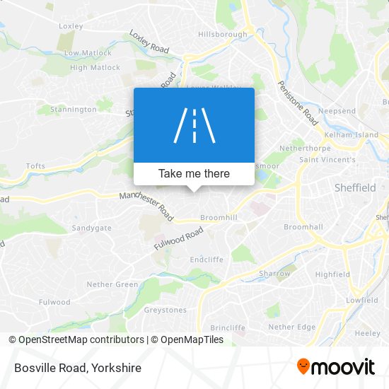 Bosville Road map