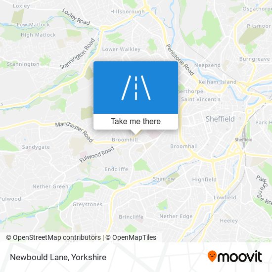 Newbould Lane map