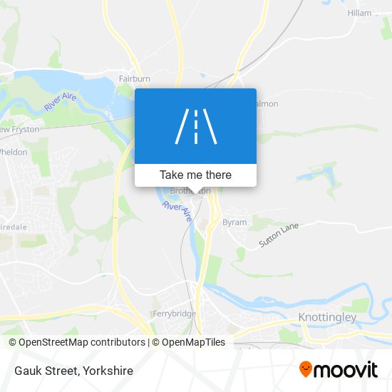 Gauk Street map