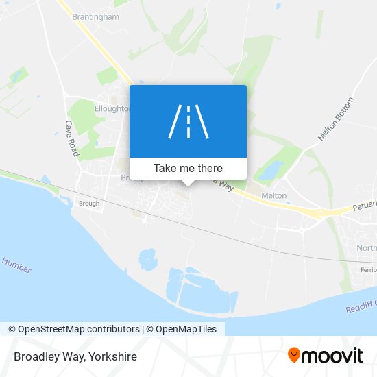 Broadley Way map