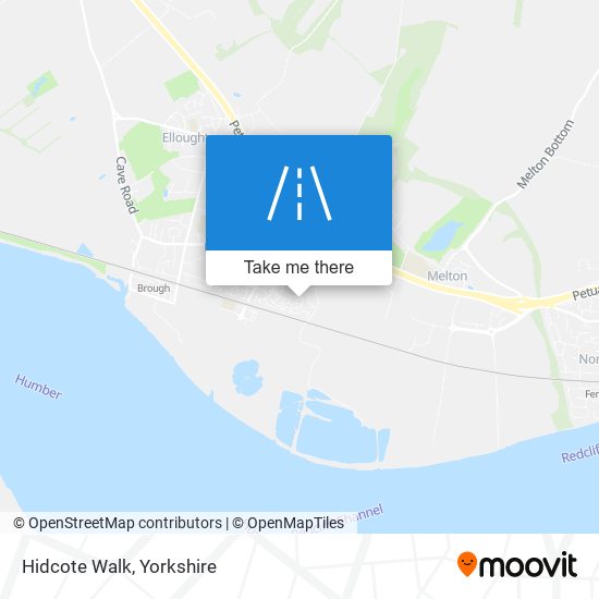 Hidcote Walk map