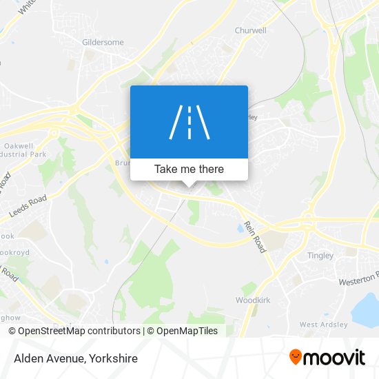 Alden Avenue map
