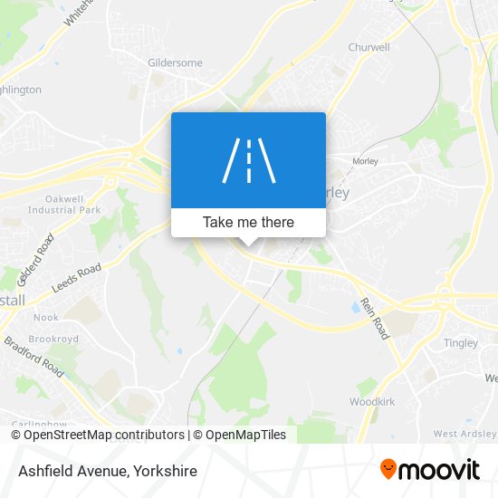 Ashfield Avenue map