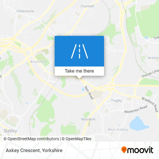Askey Crescent map