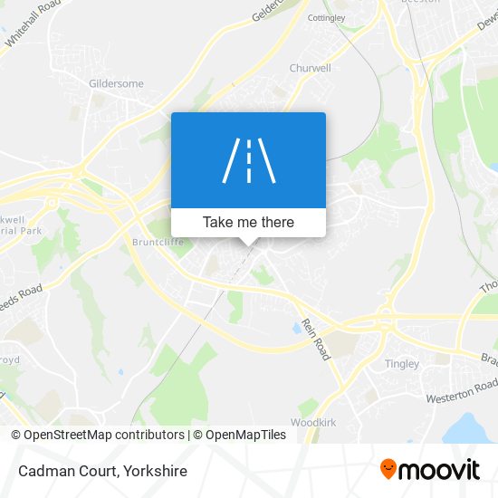 Cadman Court map
