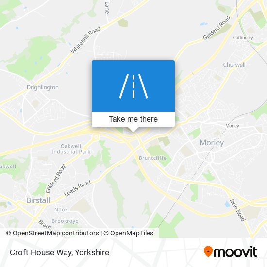 Croft House Way map