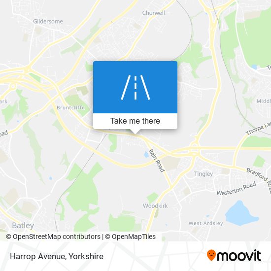 Harrop Avenue map