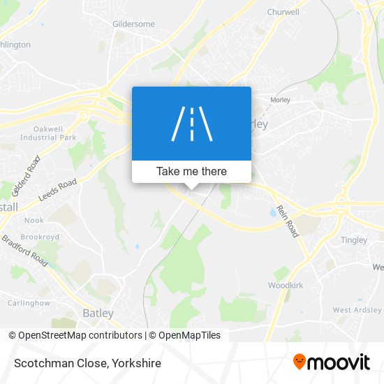 Scotchman Close map