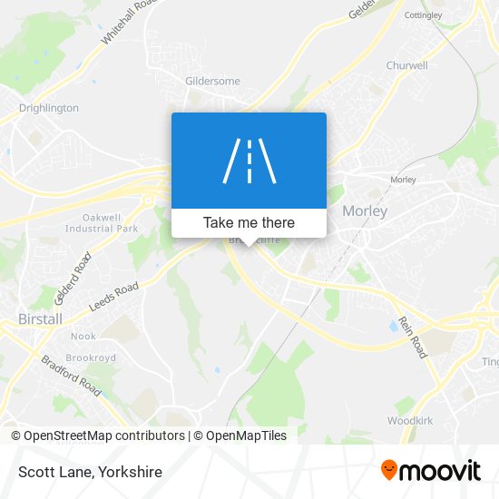 Scott Lane map