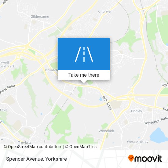 Spencer Avenue map
