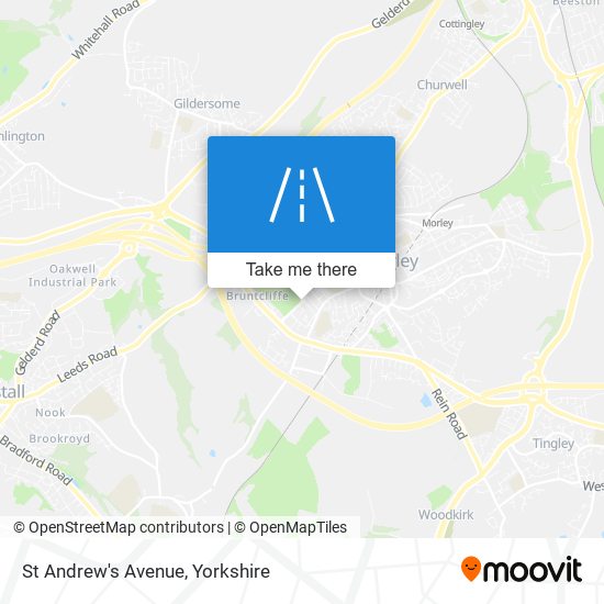 St Andrew's Avenue map