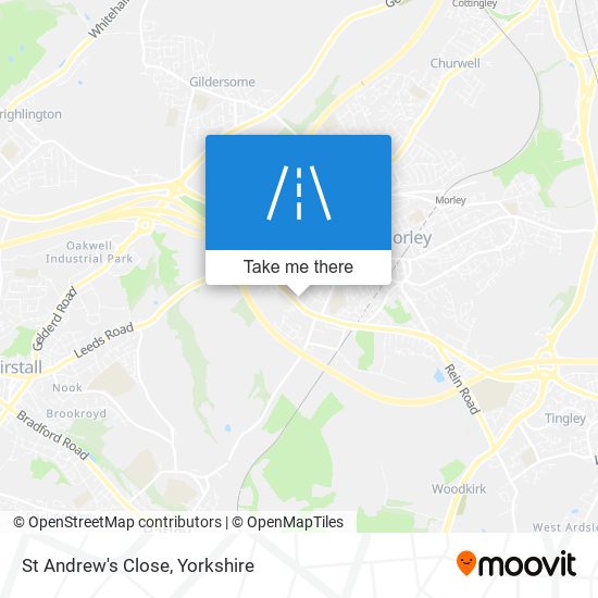 St Andrew's Close map