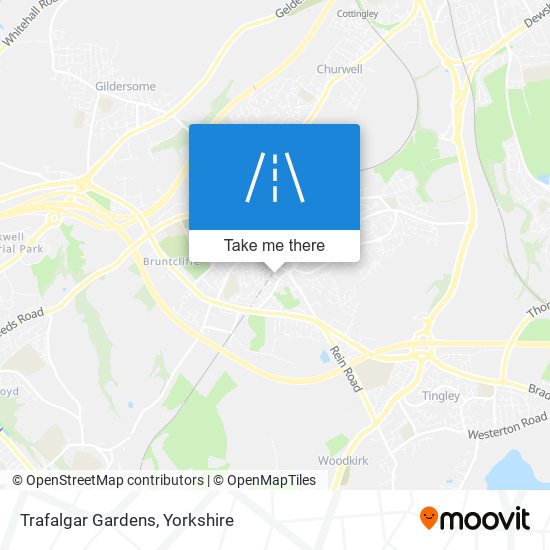 Trafalgar Gardens map