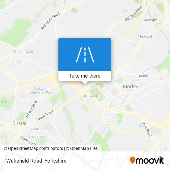 Wakefield Road map