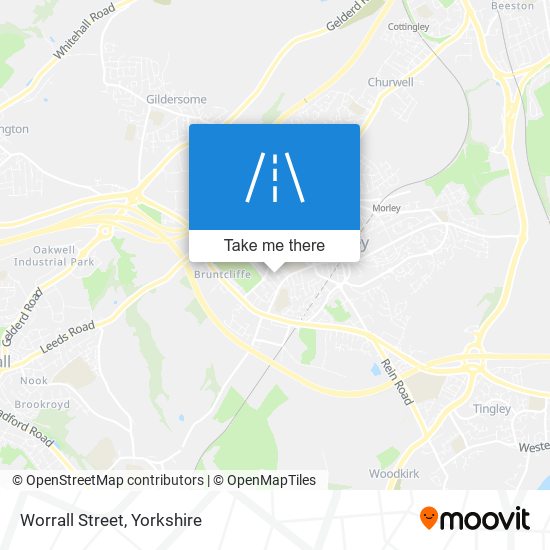 Worrall Street map