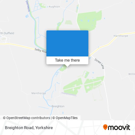 Breighton Road map