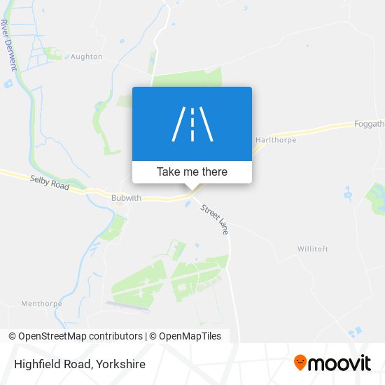 Highfield Road map