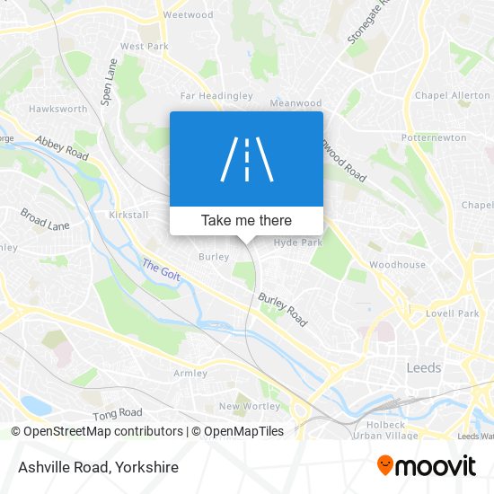 Ashville Road map