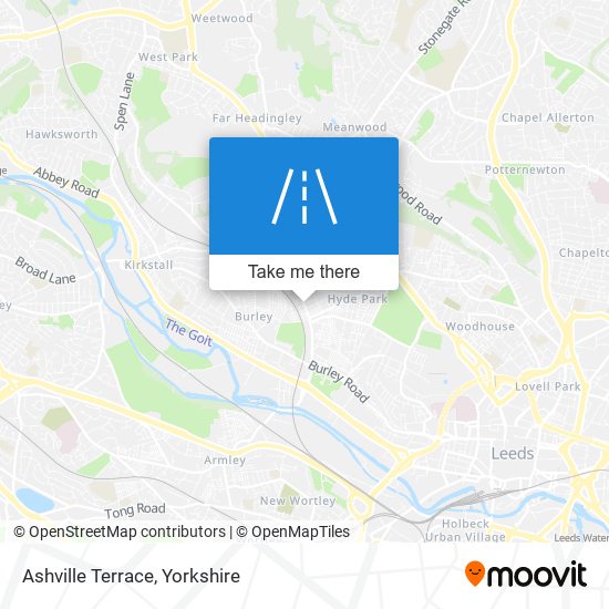 Ashville Terrace map