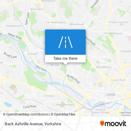 Back Ashville Avenue map