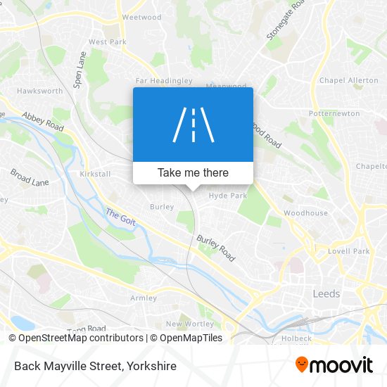 Back Mayville Street map