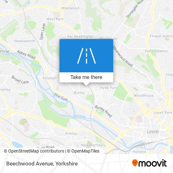 Beechwood Avenue map