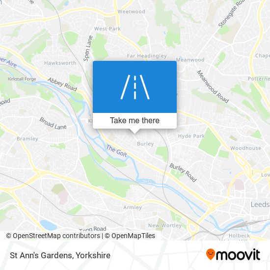 St Ann's Gardens map