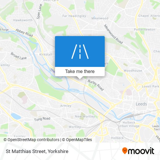 St Matthias Street map