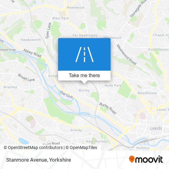 Stanmore Avenue map