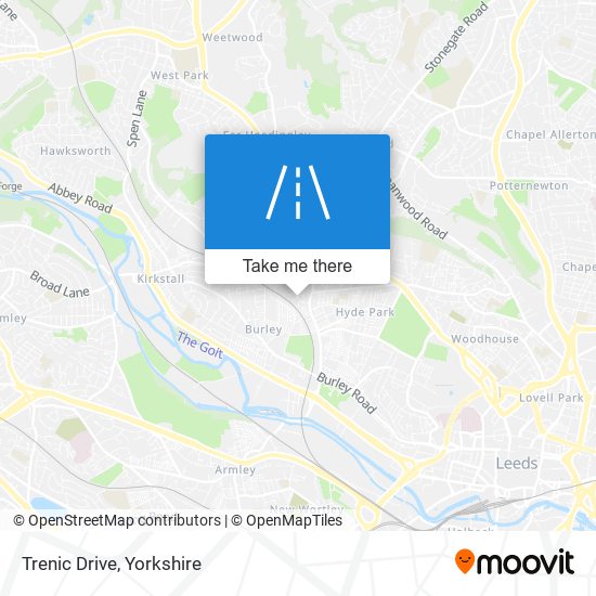 Trenic Drive map