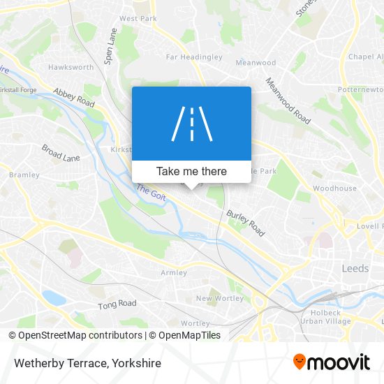 Wetherby Terrace map