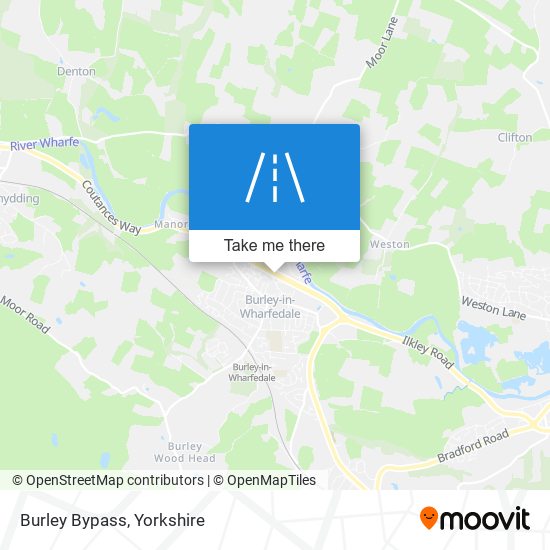 Burley Bypass map