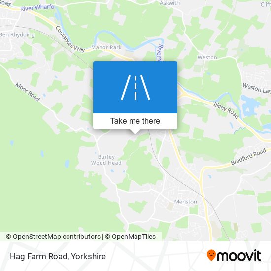 Hag Farm Road map