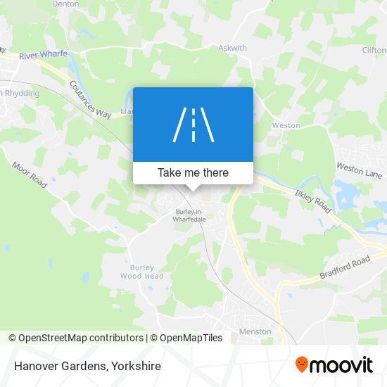 Hanover Gardens map