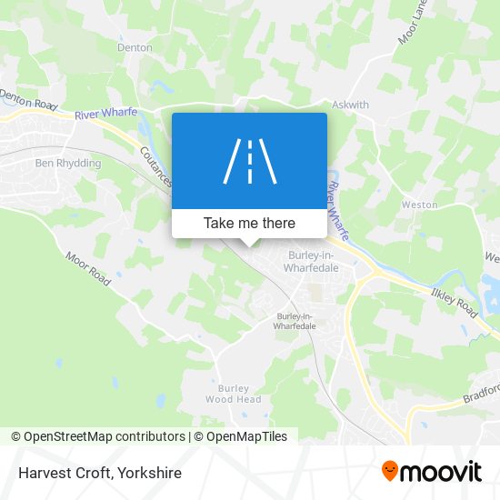 Harvest Croft map