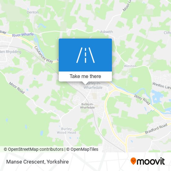 Manse Crescent map