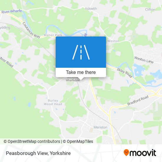 Peasborough View map