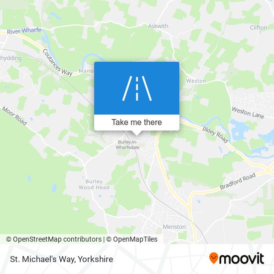 St. Michael's Way map