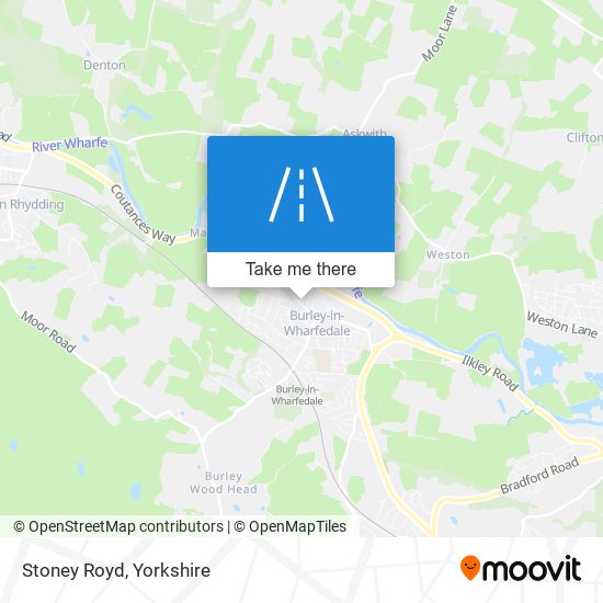 Stoney Royd map