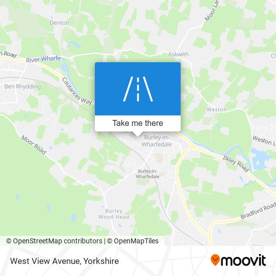 West View Avenue map