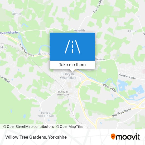 Willow Tree Gardens map