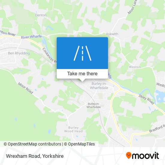 Wrexham Road map